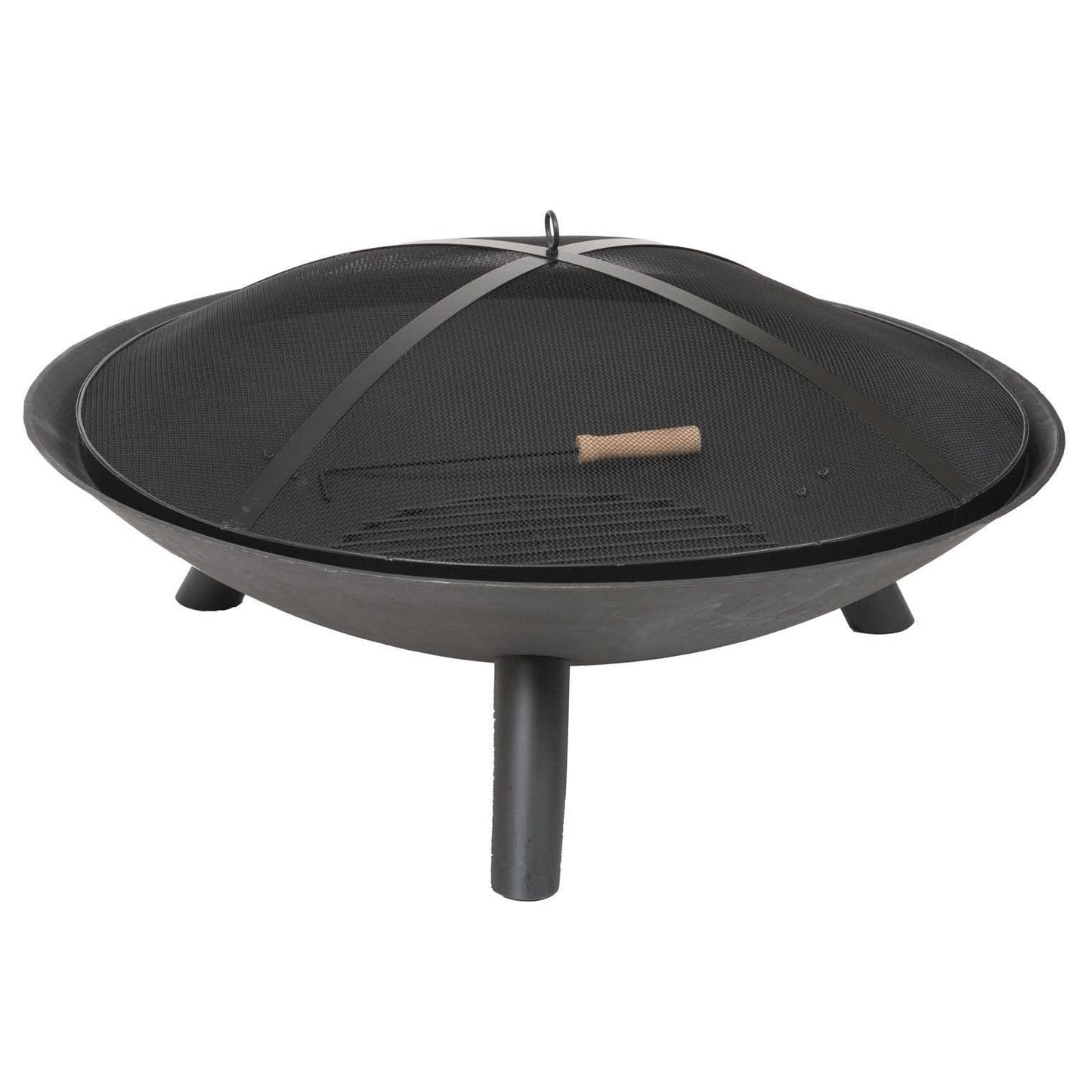 Dagan Industries 35" Cast Iron Deep Bowl Design Wood Burning Fire Pit