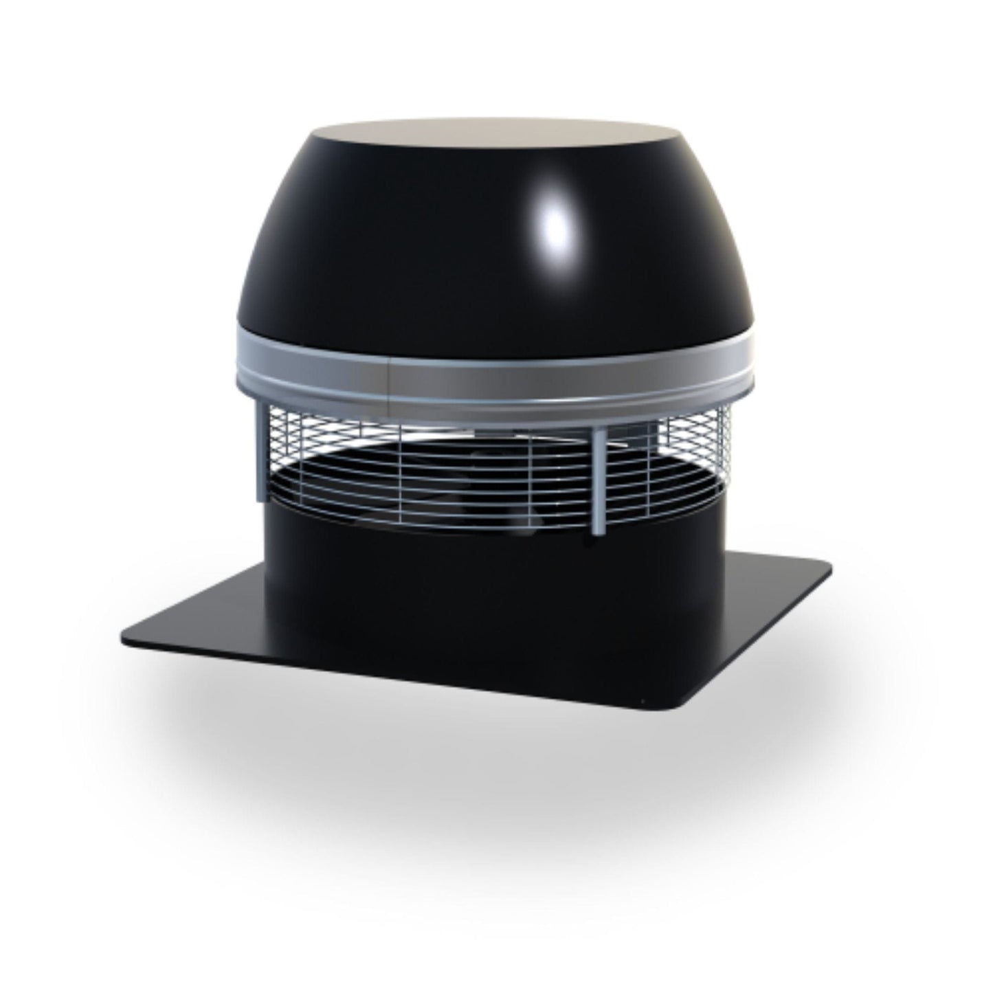 Enervex RSHT 16" Chimney Fan With 8" Manual Fireplace Damper & 8A Fan Speed Control - Manual Draft & Damper System