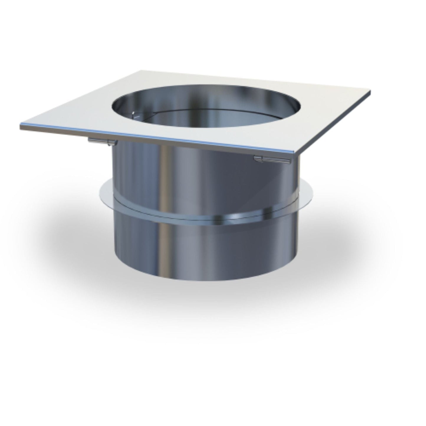 Enervex RSHT 16" Chimney Fan With 8" Manual Fireplace Damper & 8A Fan Speed Control - Manual Draft & Damper System