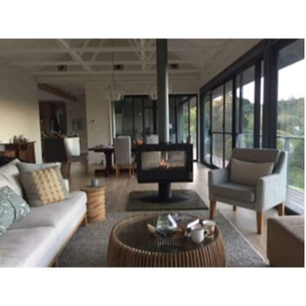 Invicta Nelson 36" Double Sided Cast Iron Wood Burning Stove