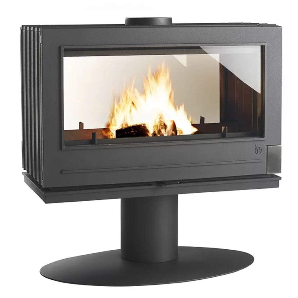 Invicta Nelson 36" Double Sided Cast Iron Wood Burning Stove