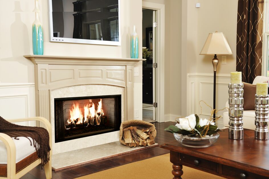 Majestic Royalton 36" Radiant Traditional Wood Burning Fireplace