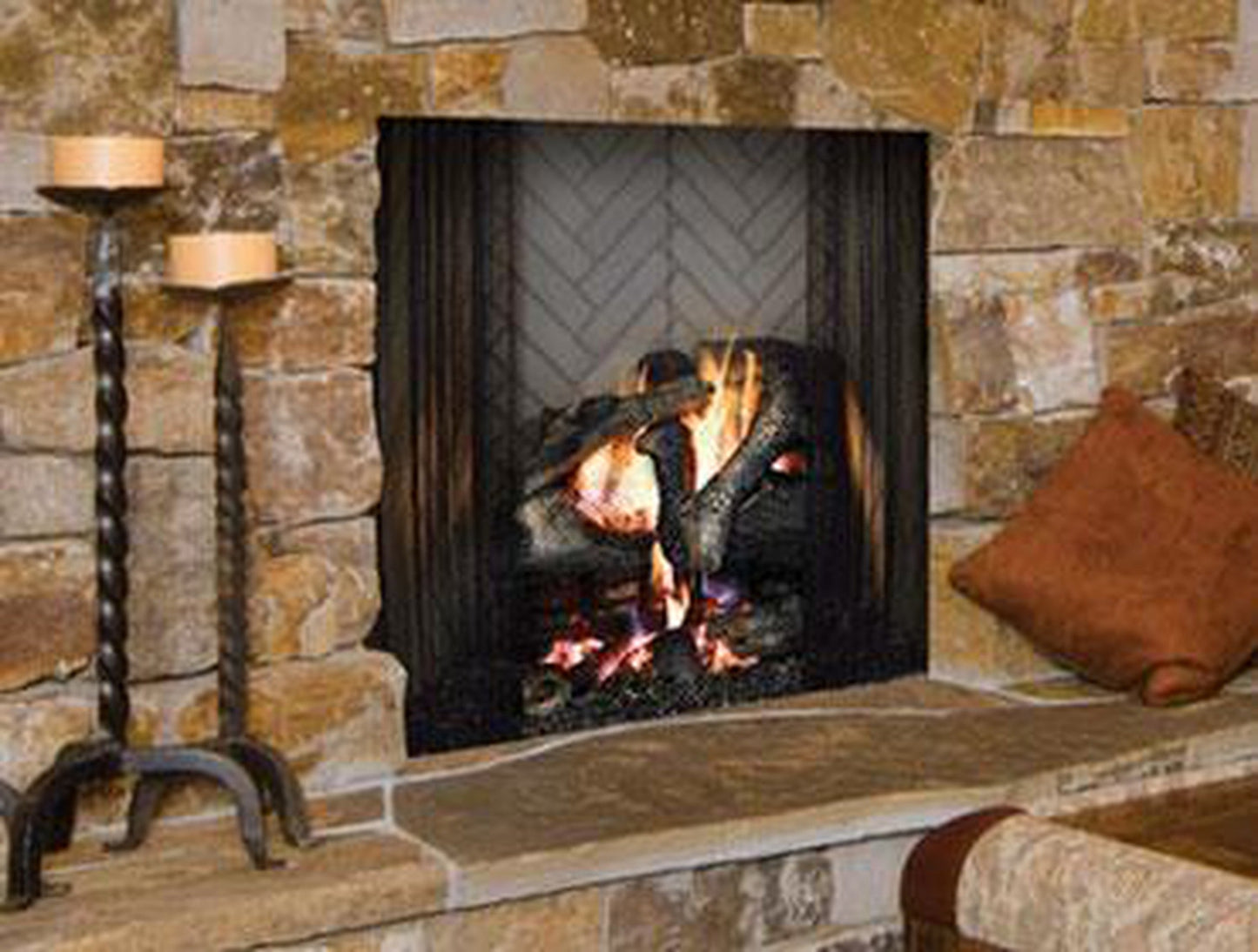 Majestic Ashland 50" Radiant Traditional Wood Burning Fireplace