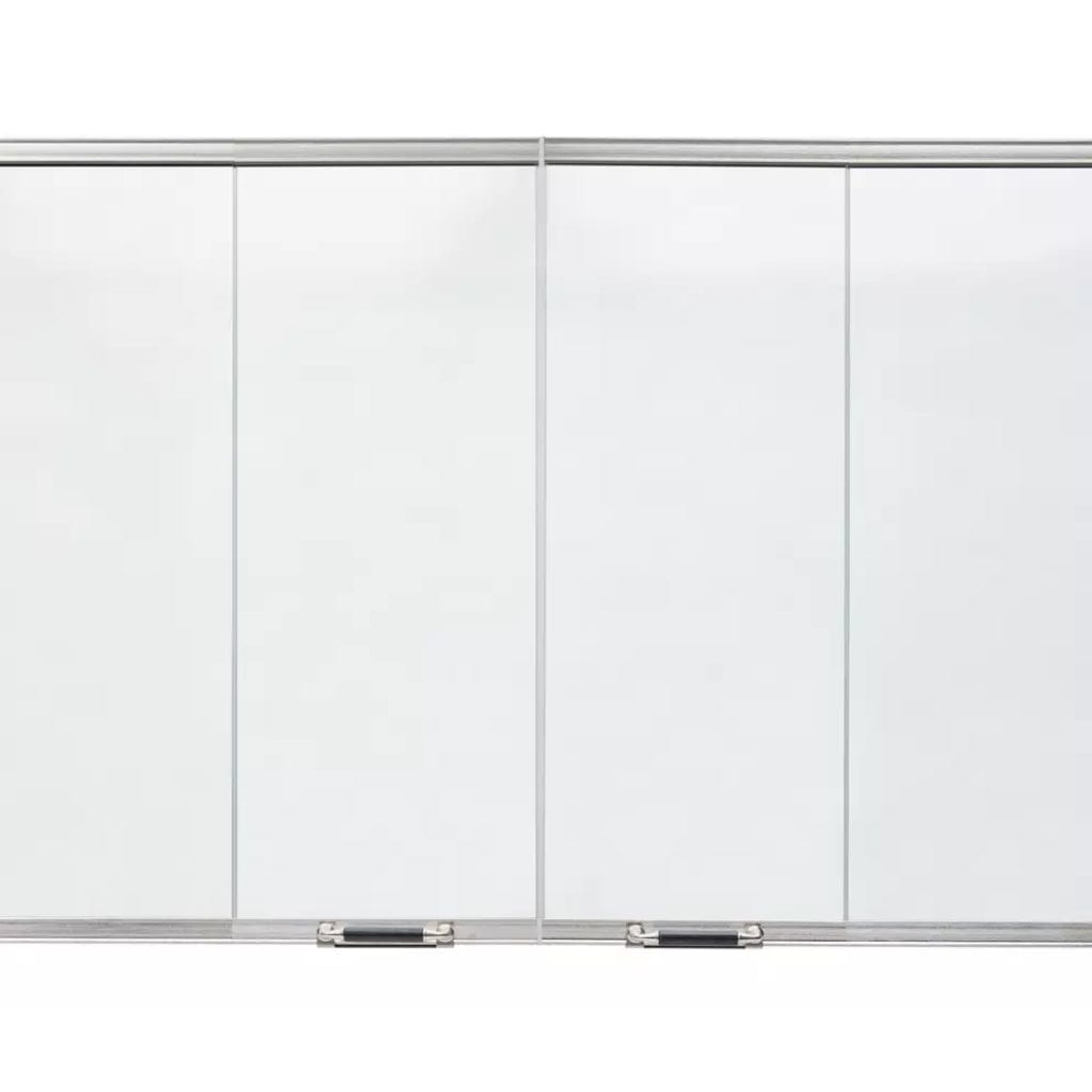 Majestic Stainless Steel Bi-Fold Doors for Cottagewood 36" Wood Burning Fireplace