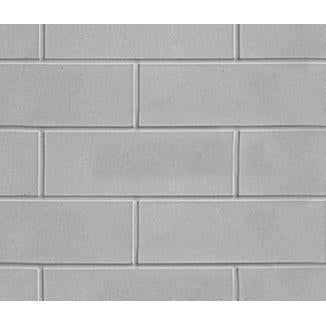 Majestic Natural Gray Traditional Brick Refractory Extension for Ashland Wood Burning Fireplace