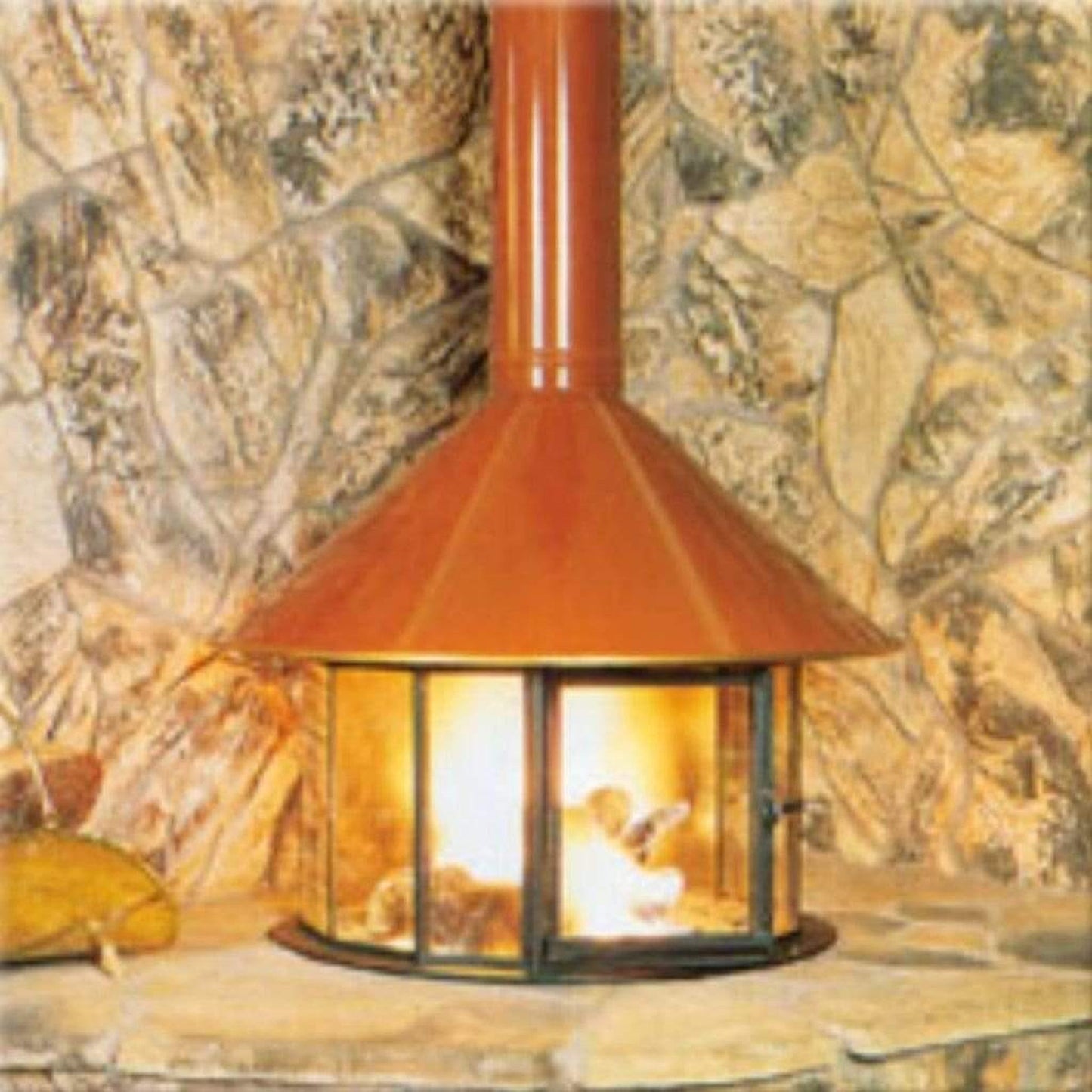 Malm Imperial Carousel 42" Freestanding Wood Burning Fireplace