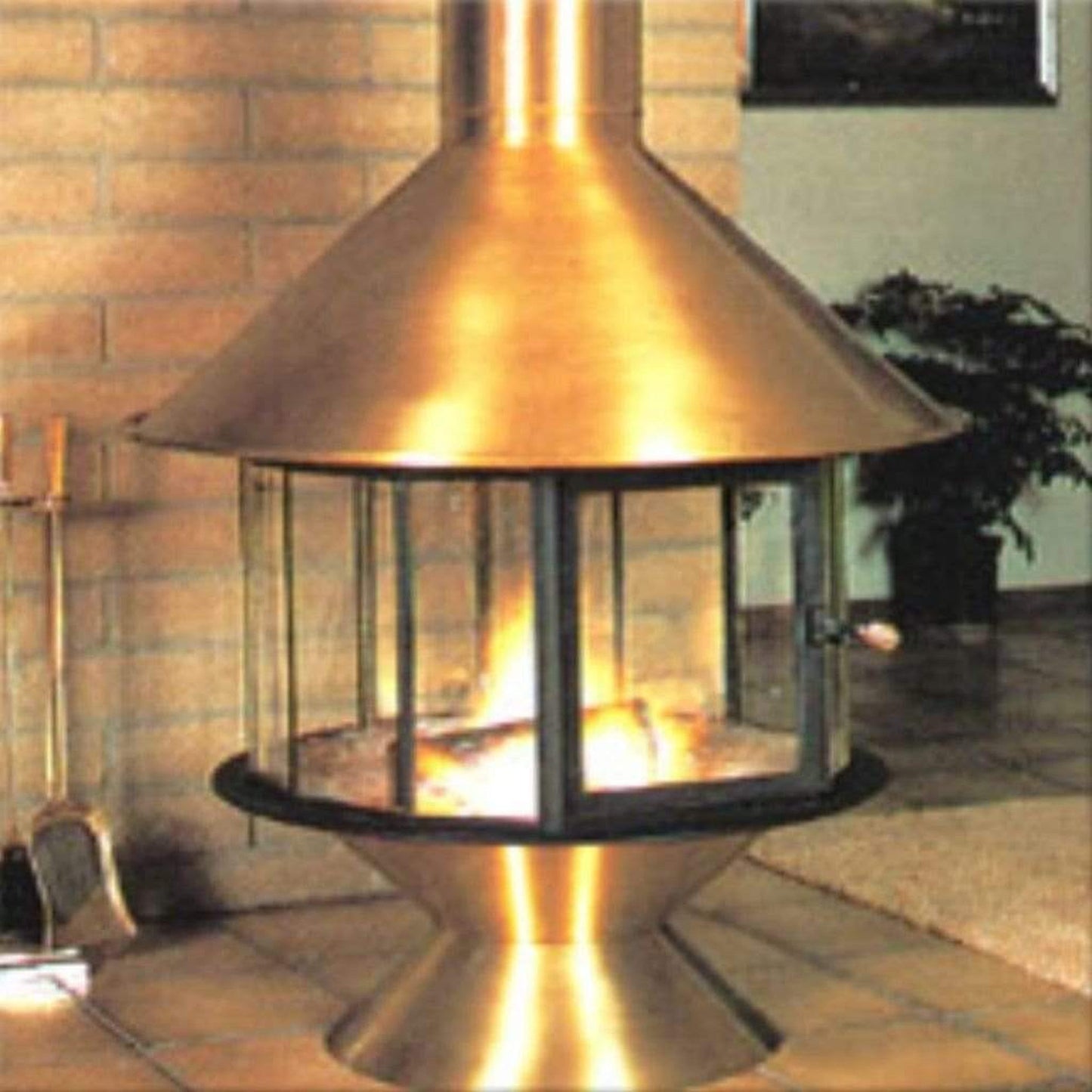 Malm Imperial Carousel 42" Freestanding Wood Burning Fireplace