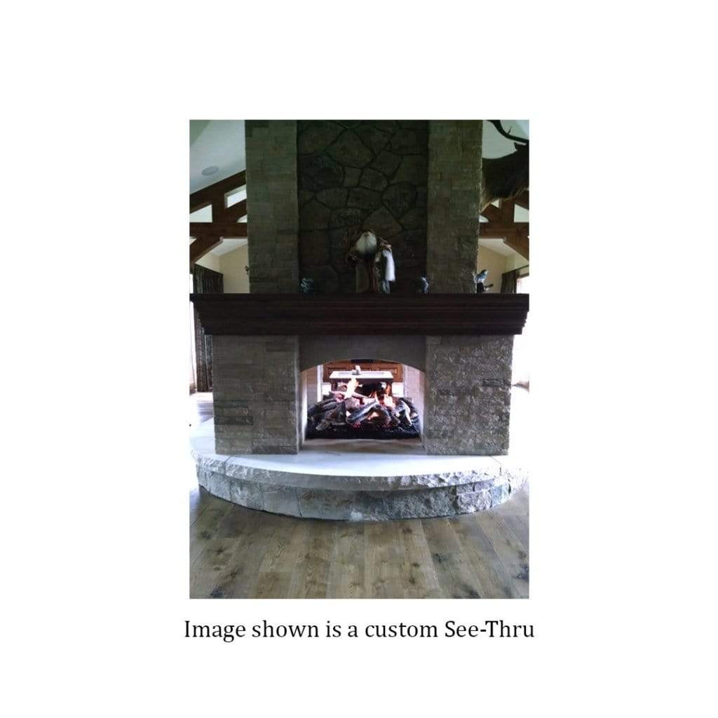 Mason-Lite 43" Pre-Cast Masonry See-Thru Firebox Kit