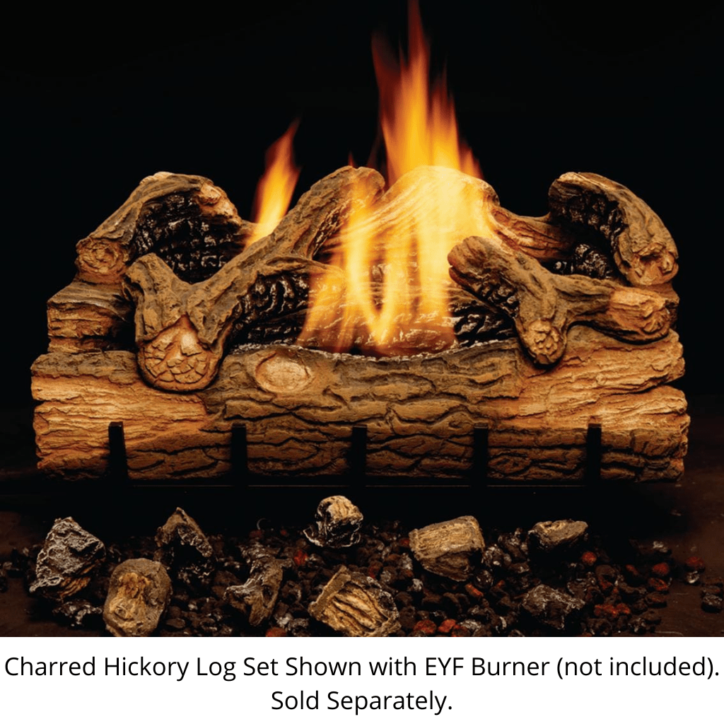Monessen 24" Charred Hickory Vented/Vent-Free Gas Log Set (Logs Only ...