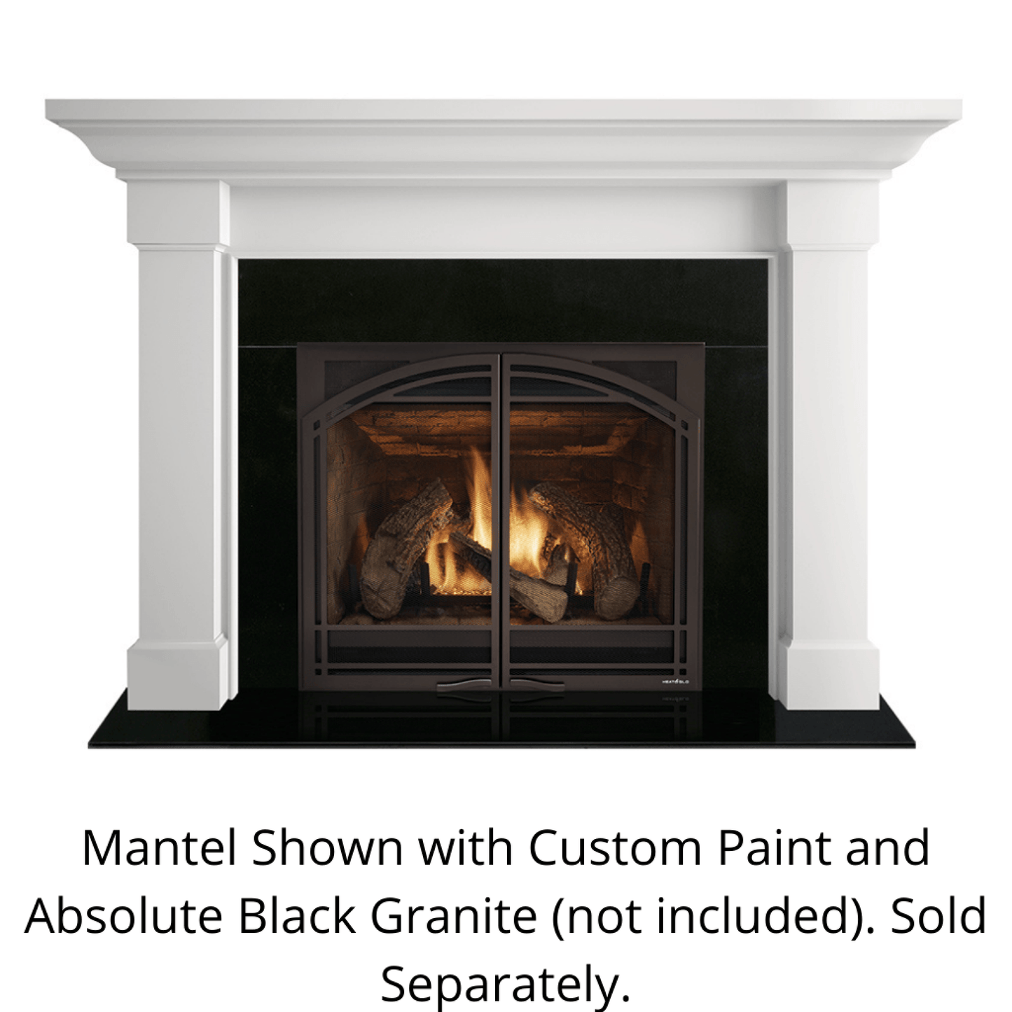 Monessen Signature Series Kenwood 60" Outside Width Primed MDF Flush Mantel