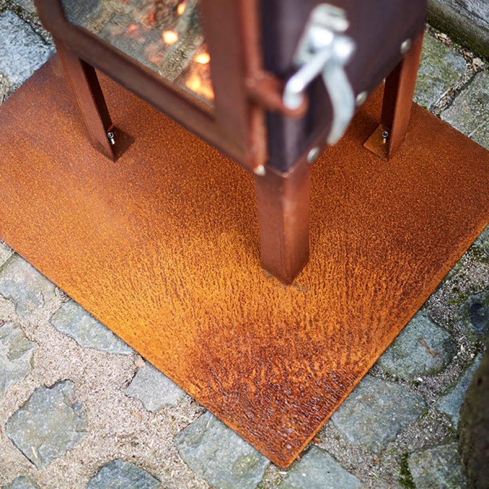 RB73 940mm x 740mm CorTen Steel Floorplate