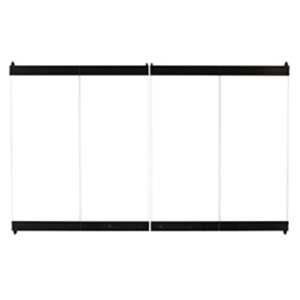 Superior 36" Black Standard Bi-Fold Glass Door for WRT2036 and WCT2036 Wood Burning Fireplaces