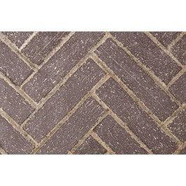 Superior Mosaic Masonry 48" Midnight Split Herringbone Brick Liners for WRT8048 Wood Burning Fireplace