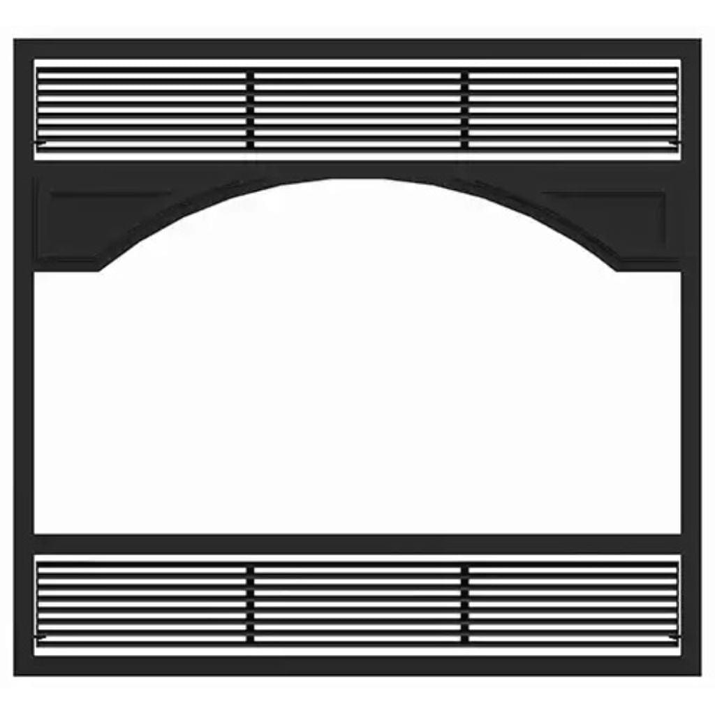 Ventis Black Traditional Faceplate for ME300 Wood Burning Fireplace