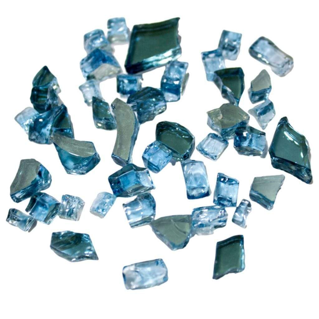 20 lbs. Reflective Fire Glass