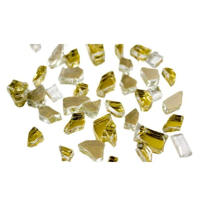 20 lbs. Reflective Fire Glass