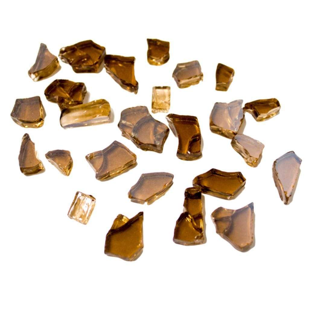 20 lbs. Reflective Fire Glass