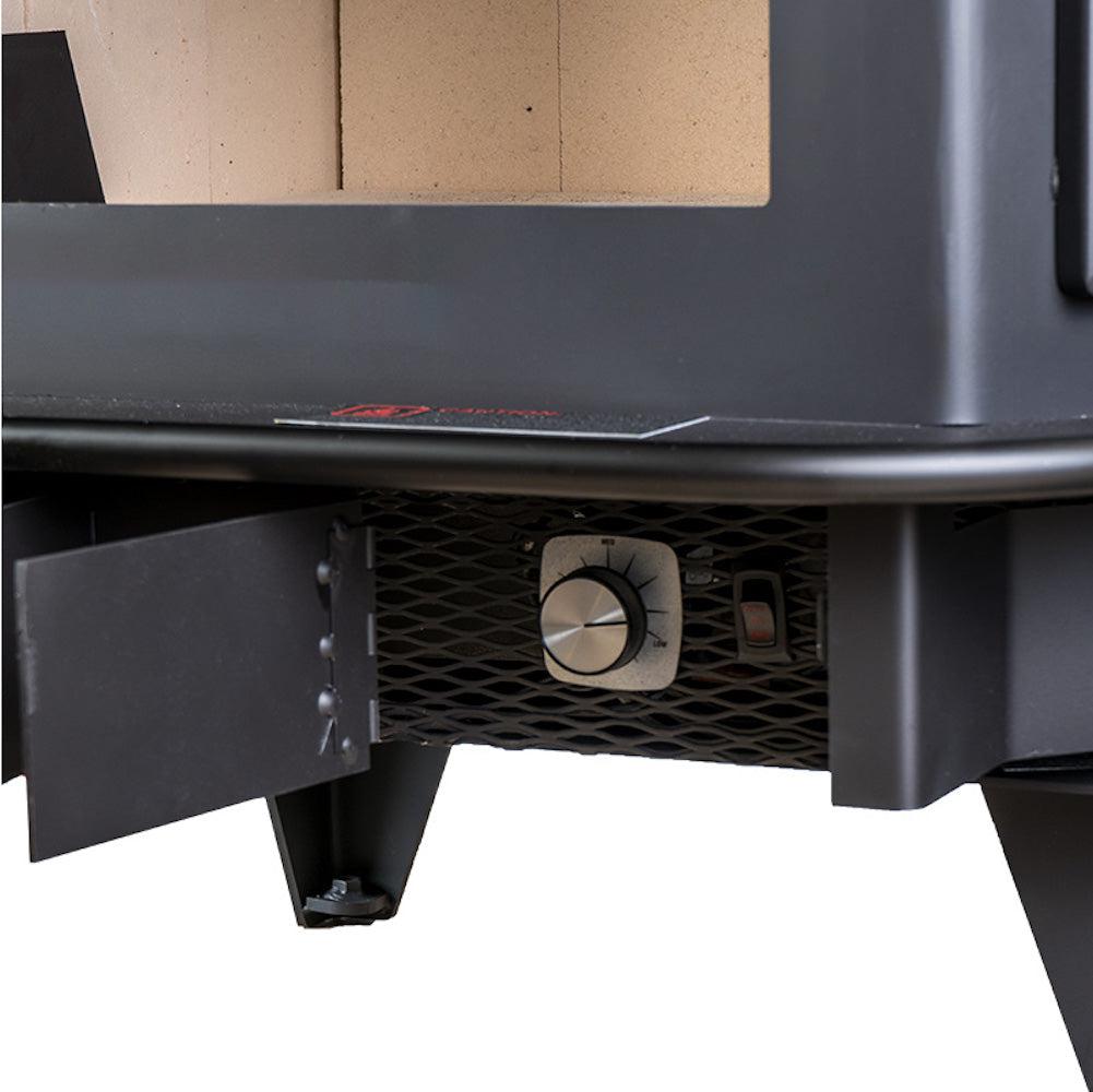 Buck Stove Bay Series Model 91 Catalytic Wood Burning Stove With Gold Door Finish