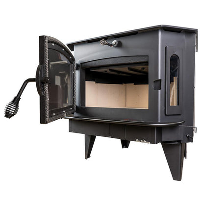 Buck Stove Bay Series Model 91 Catalytic Wood Burning Stove With Pewter Door Finish