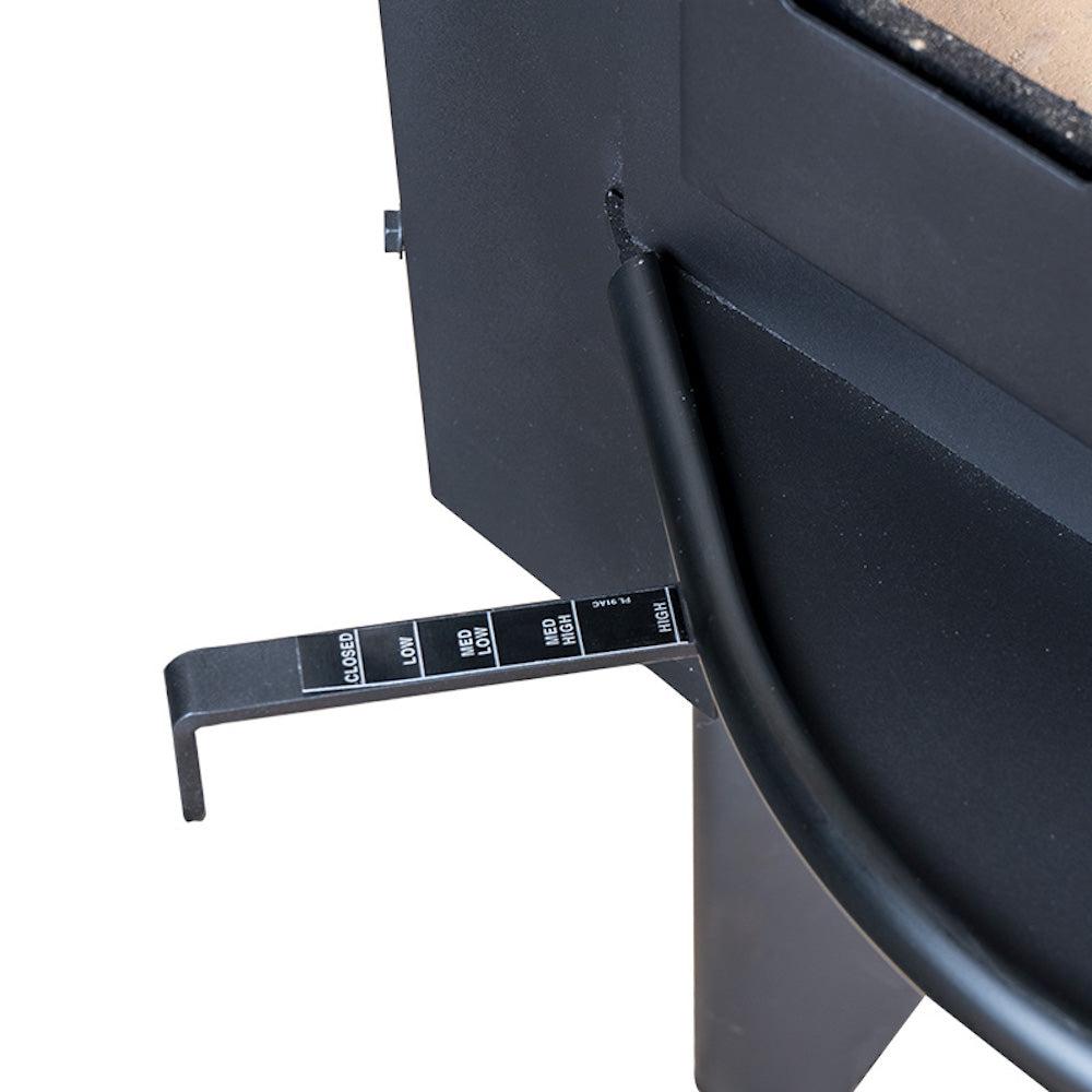 Buck Stove Bay Series Model 91 Catalytic Wood Burning Stove With Pewter Door Finish