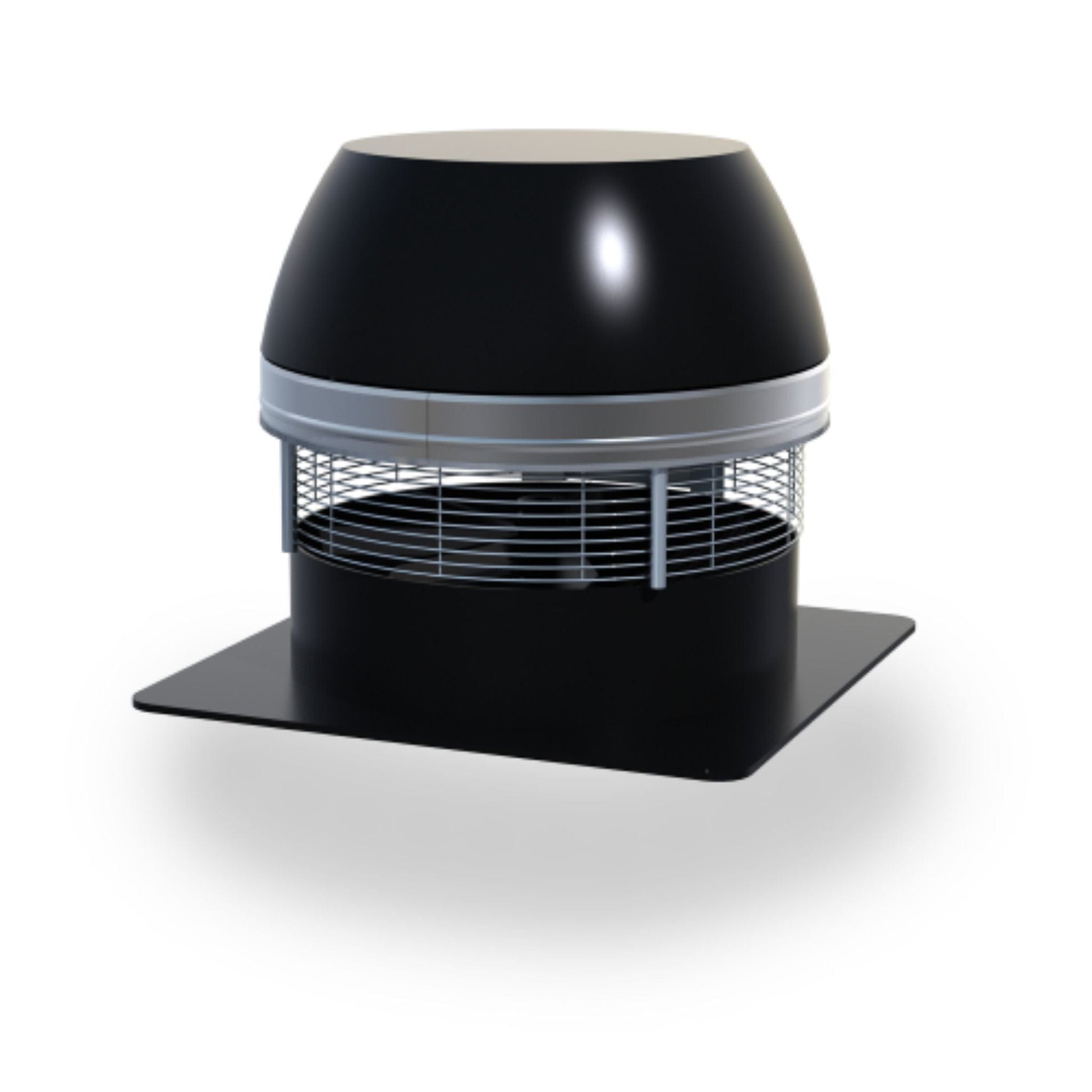 Enervex RSHT 12" Chimney Fan With 8" Manual Fireplace Damper & 5A Fan Speed Control - Manual Draft & Damper System