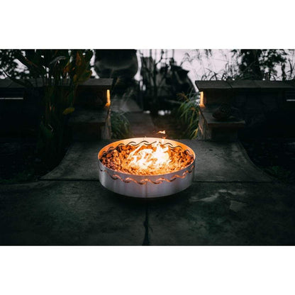 Fire Pit Art 30" Fire Surfer Fire Pit