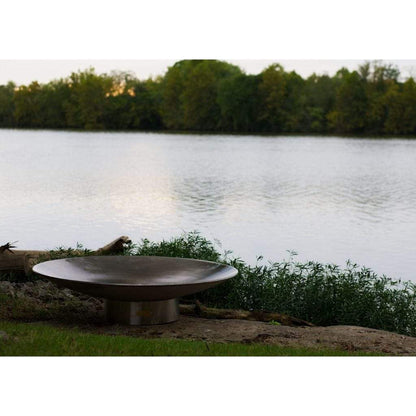 Fire Pit Art 70" Stainless Steel Bella Vita Fire Pit