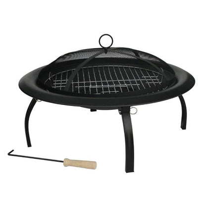 Fire Sense 22"/29" Folding Wood-Burning Fire Pit