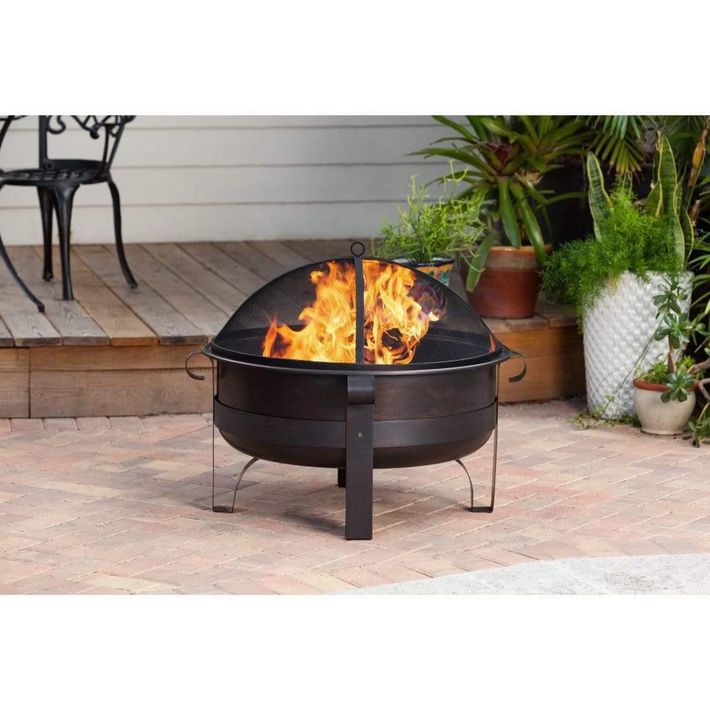 Fire Sense 35" Cornell Wood Burning Fire Pit