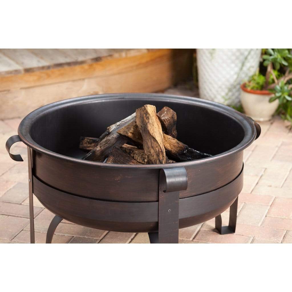 Fire Sense 35" Cornell Wood Burning Fire Pit