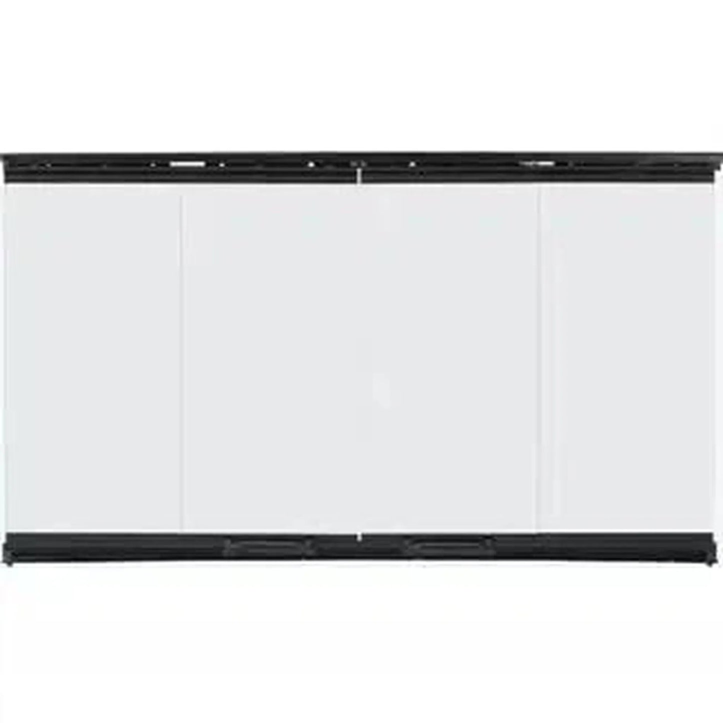 Heatilator Original Glass Bi-Fold Doors With Black Trim for Accelerator 36" Wood Burning Fireplace