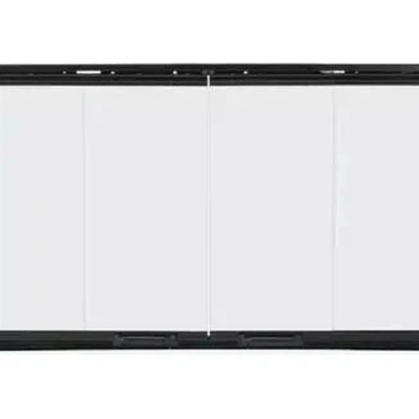Heatilator Original Glass Bi-Fold Doors With Black Trim for Icon 100 50" Wood Burning Fireplace