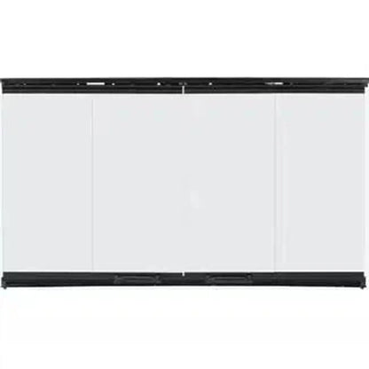 Heatilator Original Glass Bi-Fold Doors With Stainless Steel Trim for Accelerator 36" Wood Burning Fireplace