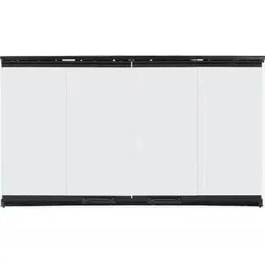 Heatilator Original Glass Bi-Fold Doors With Stainless Steel Trim for Accelerator 42" Wood Burning Fireplace