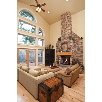 Majestic Biltmore 36" Radiant Traditional Wood Burning Fireplace With Traditional Brick Pattern