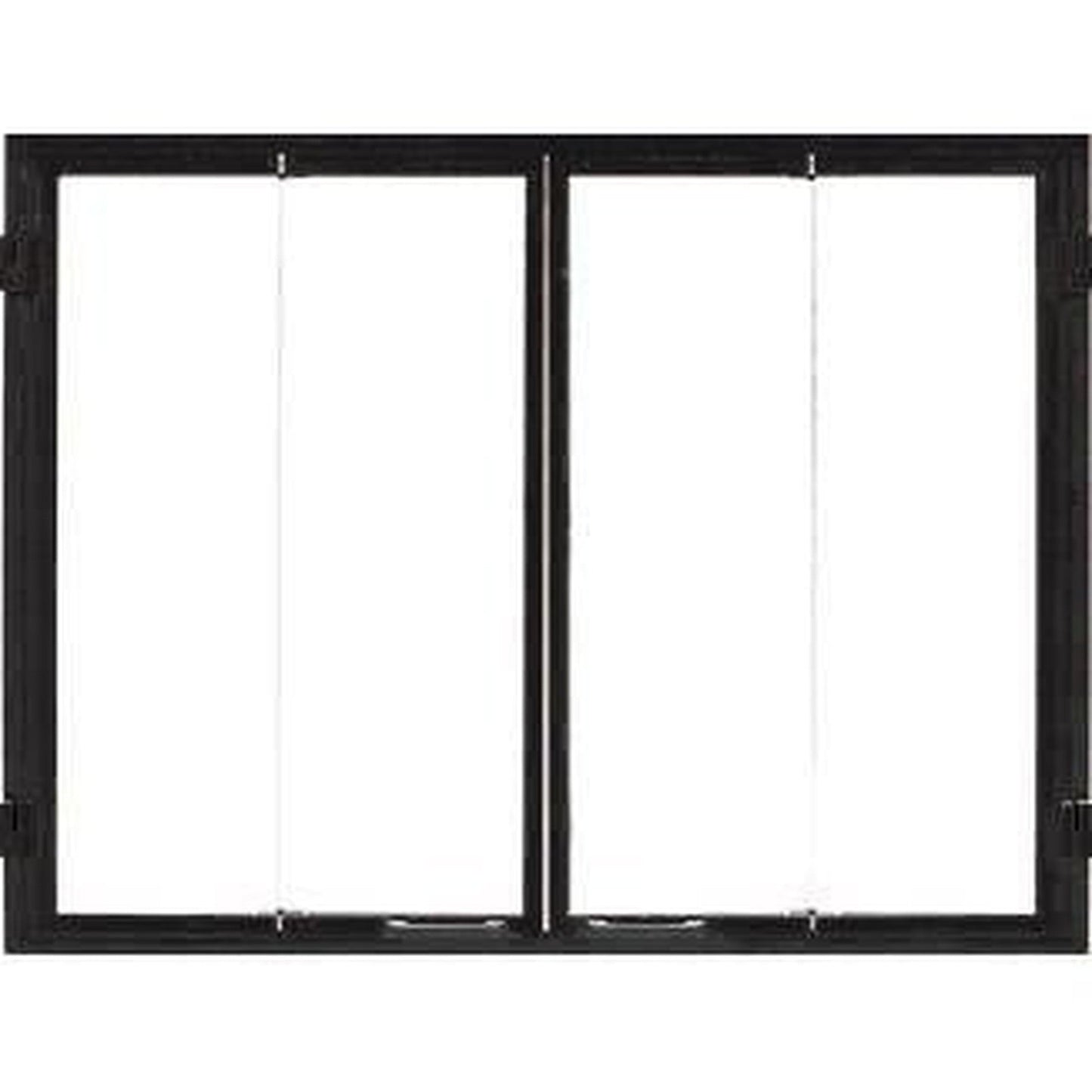 Majestic Black Bi-Fold Glass Door for Ashland Radiant 50" Wood Burning Fireplace