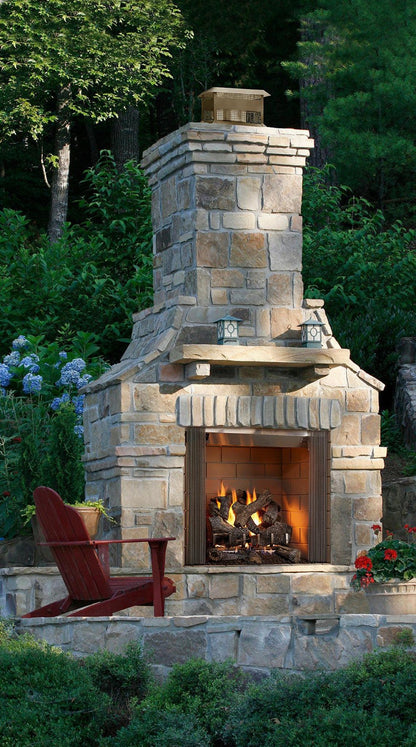 Majestic Castlewood 42" Traditional Outdoor Wood Burning Fireplace