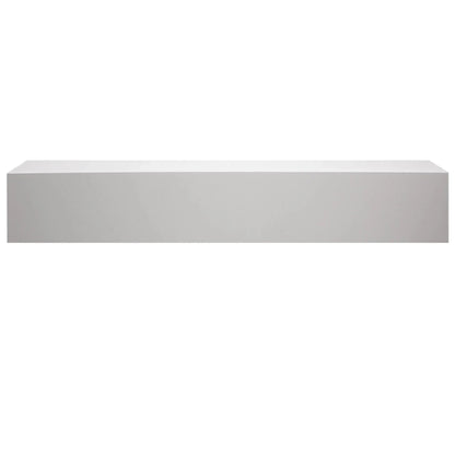 Majestic Design Series Ozark 48" Primed MDF Transitional Style Wood Mantel Shelf With Custom Ebony Stain Color
