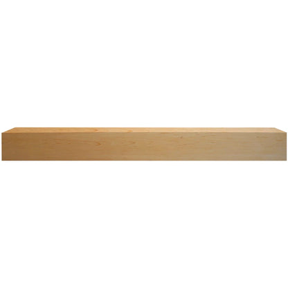 Majestic Design Series Ozark 48" Unfinished Maple Transitional Style Wood Mantel Shelf With Custom New Gray Stain Color
