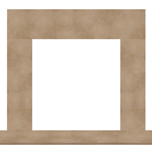 Majestic Design Series Set 2 60" Single-Pack Thala Beige Marble Stone Surround