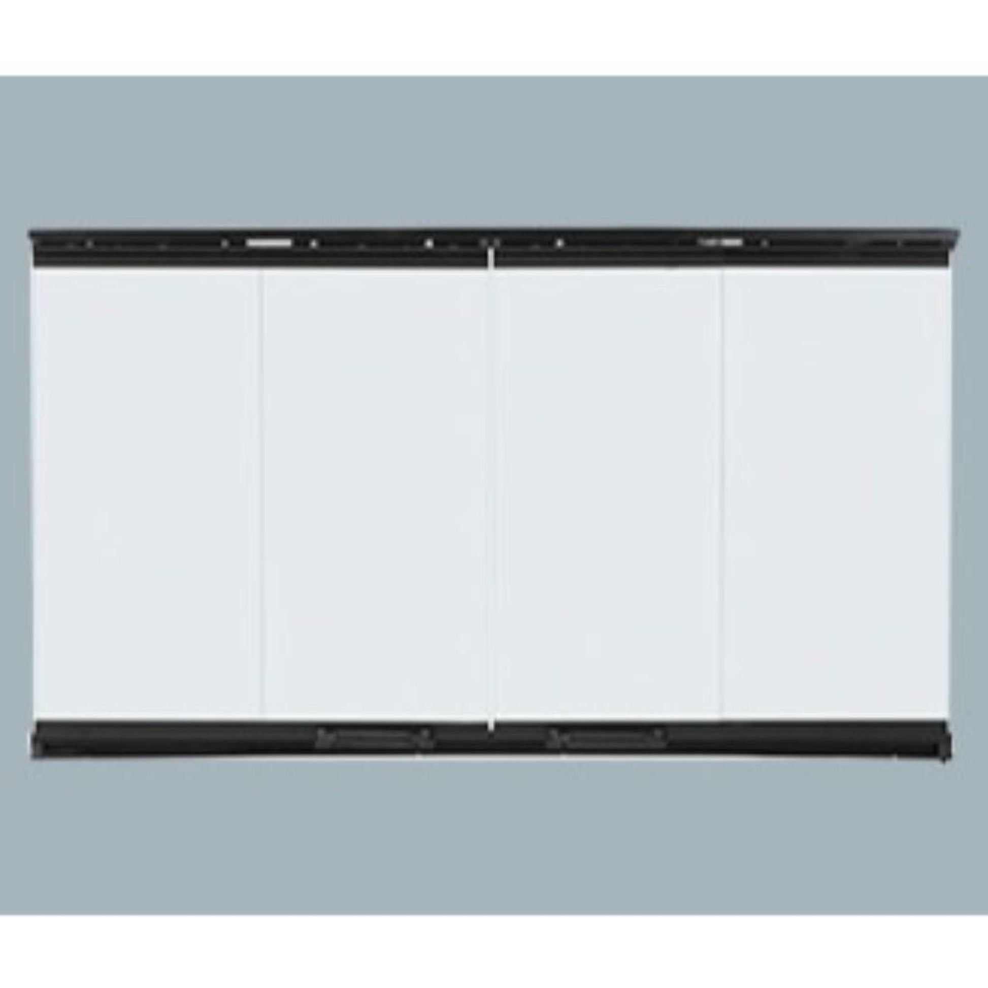Majestic Original Bi-Fold Glass Doors With Black Trim for Biltmore 50" Wood Burning Fireplace