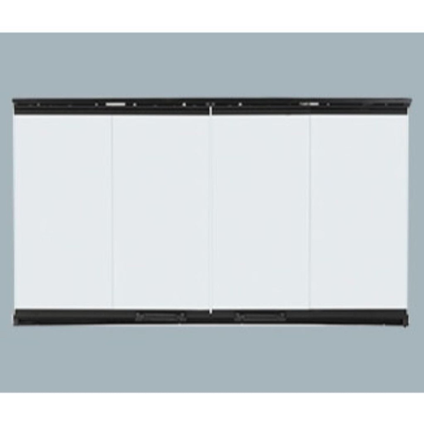 Majestic Original Bi-Fold Glass Doors With Stainless Steel Trim for Sovereign 42" Wood Burning Fireplace