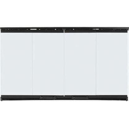 Majestic Original Bi-Fold Glass Doors With Stainless Steel Trim for Sovereign 42" Wood Burning Fireplace