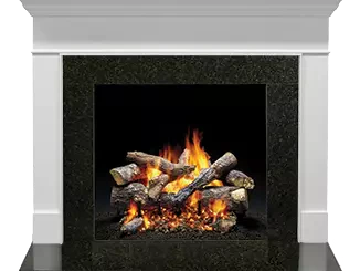 Majestic Select Series Wescott C 53" Primed MDF Transitional Style Flush Wood Fireplace Mantel With Custom New Gray Stain Color