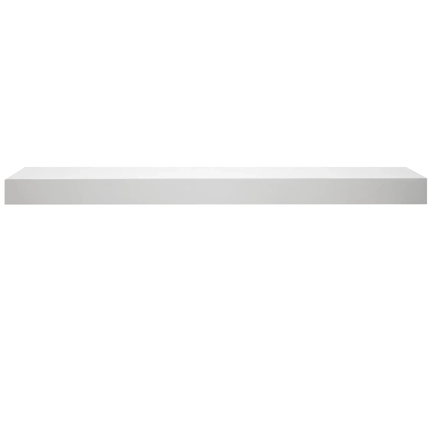 Majestic Signature Series Fillmore 48" Primed MDF Transitional Style Wood Mantel Shelf With Custom New Gray Stain Color