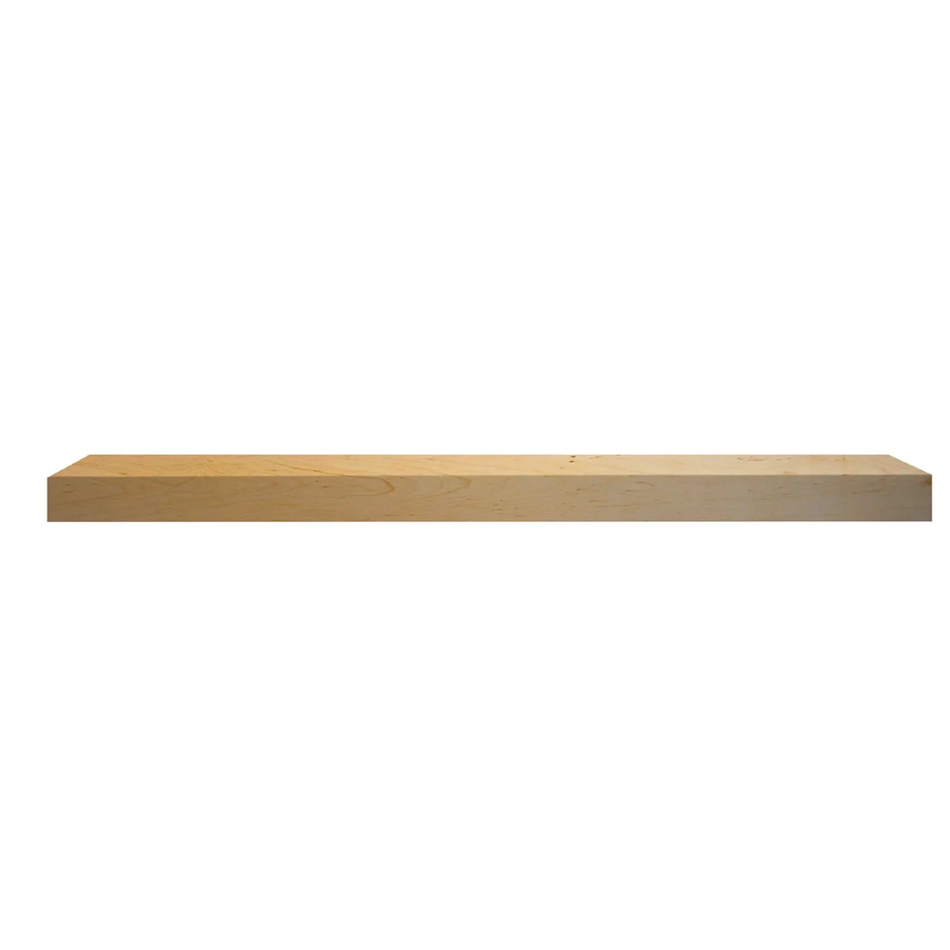 Majestic Signature Series Fillmore 48" Unfinished Maple Transitional Style Wood Mantel Shelf With Custom New Gray Stain Color