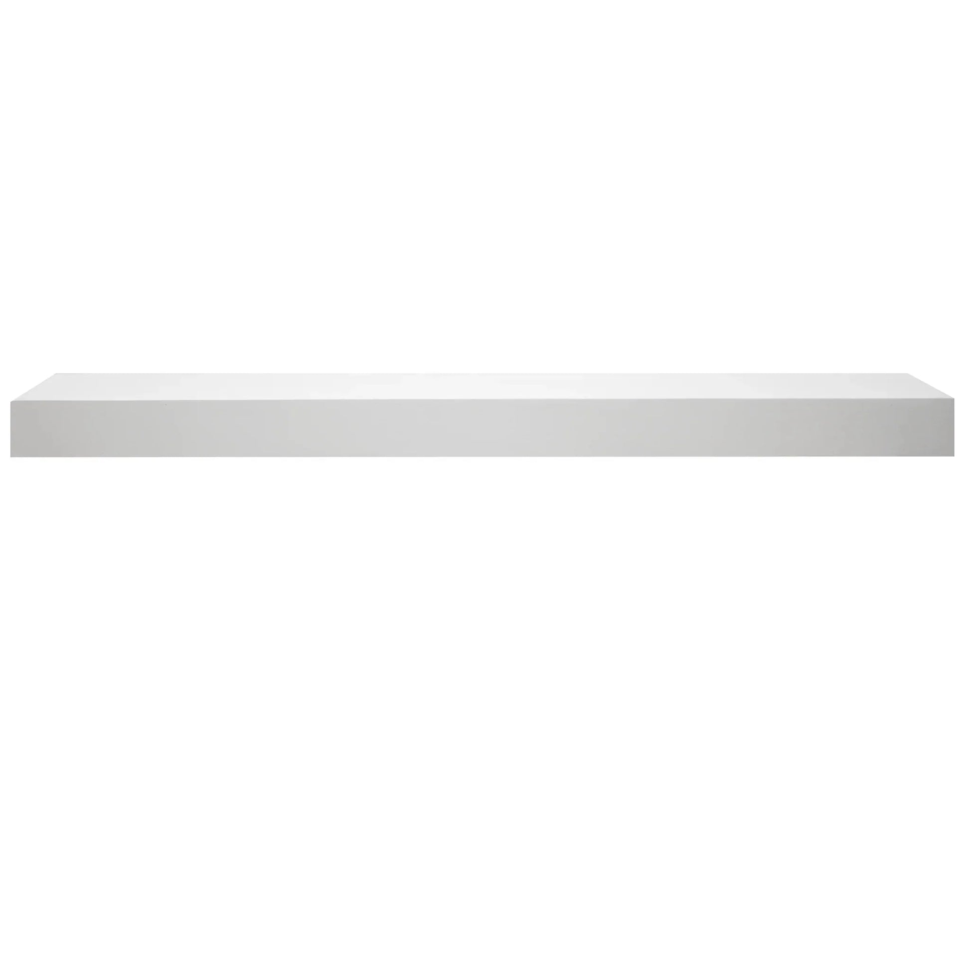 Majestic Signature Series Fillmore 59" Primed MDF Transitional Style Wood Mantel Shelf With Custom New Gray Stain Color