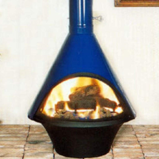 Malm Lancer 30" Matte Black Freestanding Wood Burning Fireplace