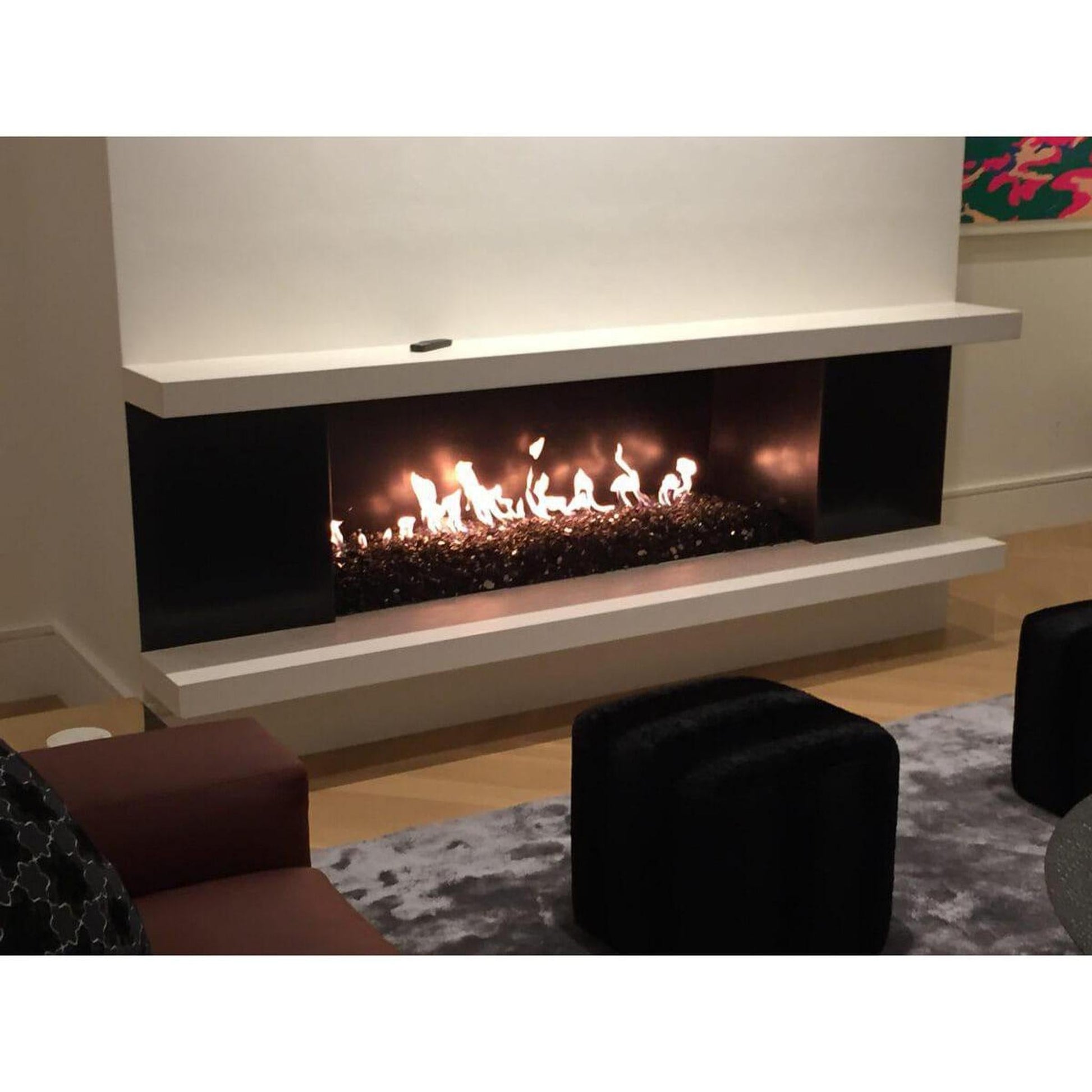 Mason-Lite 108" Linear Gas Fireplace - Dual 12" B-Vent
