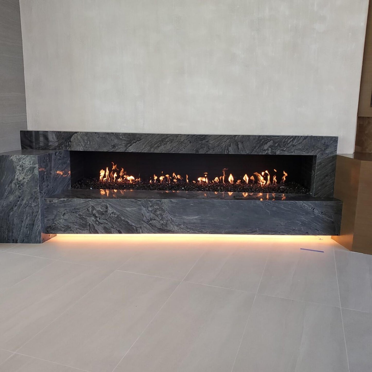 Mason-Lite 120" Linear Gas Fireplace - Dual 12" B-Vent